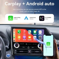Radio para Auto Android de 13.3 Pulgadas para Toyota Highlander 2021-2023, Reproductor Multimedia de Video DVD, Navegación GPS, Carplay, Estéreo, Bluetooth