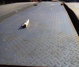 แผ่น SS400ลายตารางหมากรุก S235JR แผ่นลายตารางหมากรุกแผ่นเหล็กคาร์บอนเอ็มเอ็มซีรีดร้อน A36 - Product Image 2