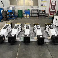 1-15 Tonnen Bagger Hydraulikhammer Geräuscharm Hochfrequenz-Gesteinshammer mit Automatischem Schmiersystem für Gesteinsabbau und Betonabriss