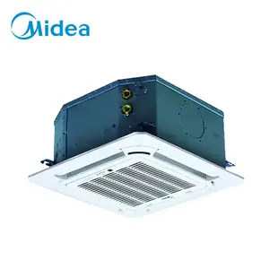 Midea 750CFM stylish panel with large airflow outlet horizontal concealed ceiling mounted four way cassette fan coil unit