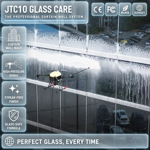 Intelligent Exterior Cleaning Drone Stable Near Wall Operation Equipment Exterior Building Wall for Urban Infrastructure Care - Product Image 1