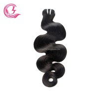 CLJhair Cabello Indio Ondulado Súper Doble Trama 100% Humano, Paquetes de Cabello Virgen Crudo de Visón con Puntas Gruesas de 14-30 Pulgadas