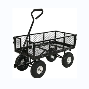 KINDE Transport Chariot de jardin en treillis pour l'extérieur Chariot à outils de jardin Set Roll Container trolley hand wagons - Product Image 2