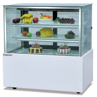 Vitrine verticale haut de gamme pour gâteaux, équipement de boulangerie commercial, matériel de réfrigération premium