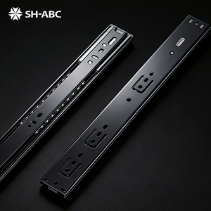 SH-ABC <strong>Drawer</strong> <strong>Slide</strong> Tool Box Telescopic Rail 3 Fold Full Extension Undermount <strong>Drawer</strong> <strong>Slide</strong> Furniture Accessories for Kitchen - Product Image 5