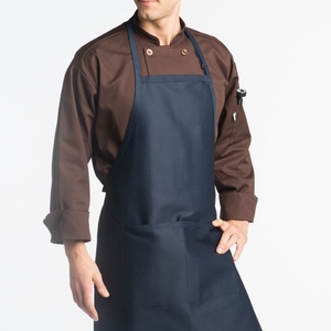 Custom Logo Adjustable Salon Barber <b>Kitchen</b> <b>Apron</b> Unisex Fabric Chef Clothing with Embroidered Pattern for Men and Women - Product Image 6