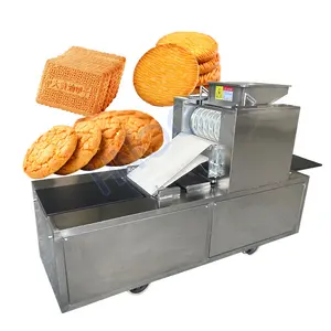 Produk domestik portabel kecil otomatis berputar cetakan bentuk kue biskuit renyah mesin pembuat Harga pemasok