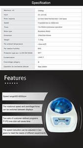 De Snelheid Van De Medische Laboratoriumcentrifuge Is 5000 Omwentelingen Per Minuut En Het Kan <span class=keywords><strong>In</strong></span> De Medische Industrie Worden Gebruikt. - Product Image 5
