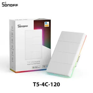 Sonoff T5 chúng tôi wifi thông minh tường chuyển đổi IR từ xa cảm ứng đầy đủ truy cập LED ánh sáng đa-cảm giác EweLink điều khiển bằng giọng nói thông qua Alexa Google - Product Image 1