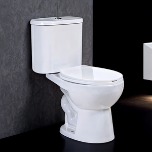 <span class=keywords><strong>WC</strong></span> en céramique à poser au sol, deux pièces, pour l'hôtellerie, avec technologie de chasse silencieuse et siège à dégagement rapide - Product Image 6