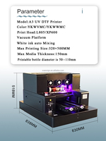 Venta Directa de Fábrica: Impresora UV de Inyección de Tinta A3 A4 para Impresión UV DTF, Impresora Plana para Carcasas de Teléfono, Metal, Bolas y Adhesivos UV DTF