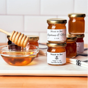 Wholesale 1.5oz Empty Round Food Storage <strong>Weeding</strong> Favors Jam Jelly Canning Honey Glass <strong>Jar</strong> - Product Image 2