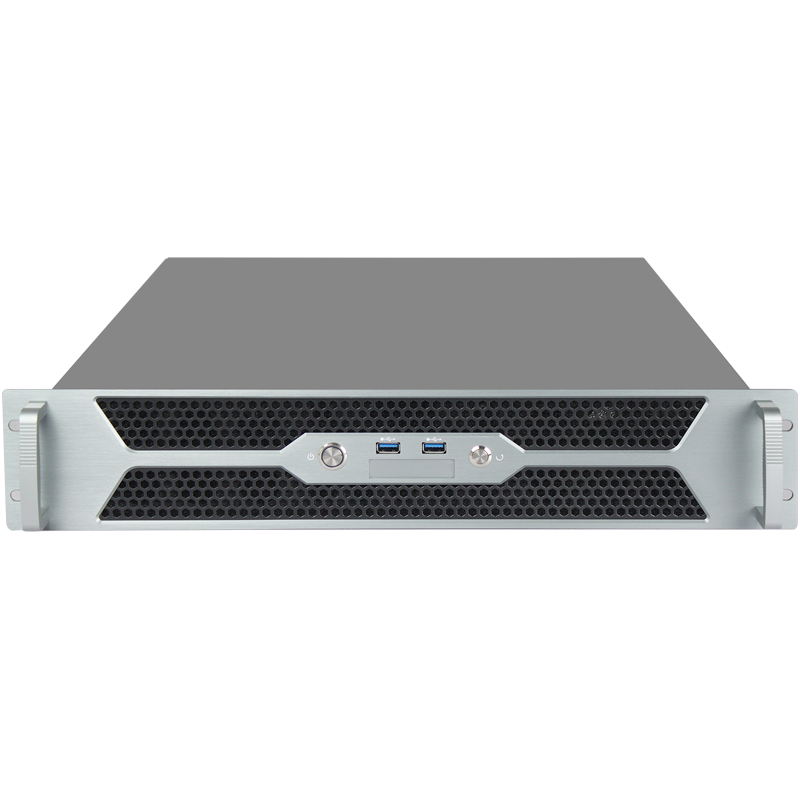 19インチ ラックマウント 2U サーバーケース、デュアル3.5インチHDD