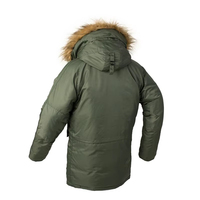 Veste d'hiver à fermeture éclair pour hommes, grand bombardier tactique en polyester respirant, design pour la randonnée en plein air, le camping