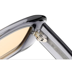 Lunettes de soleil unisexes en acétate anti-lumière bleue Lunettes de soleil noires bleu-gris Spot Wholesale TR90 Material Customization - Product Image 5