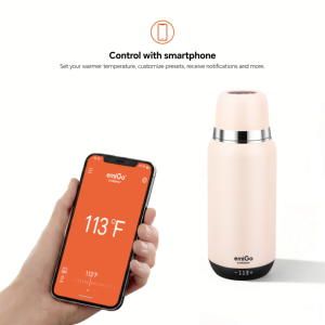 Calentador de Leche para Bebés con Control Táctil por Aplicación Inteligente, Termo con Temperatura Constante, Biberón Portátil para Viajes, Resistente al Agua IPX7 - Product Image 2