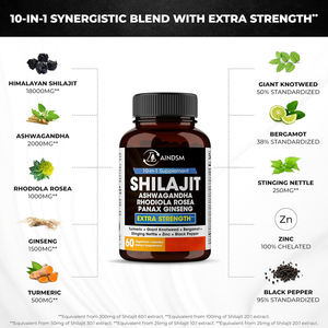 Cápsulas de Shilajit en Venta de Fábrica, Reducen la Fatiga, Shilajit del Himalaya, Bardana, Ashwagandha, Refuerzo Inmunológico - Product Image 4