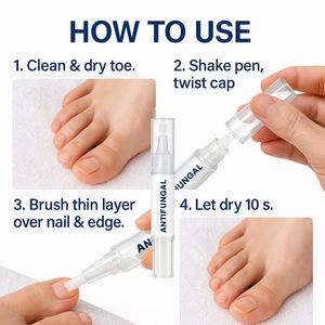 Stylo de traitement des mycoses des ongles à l'acide undécylénique de haute qualité 4 ml, stylo de réparation des ongles à film transparent, pas besoin de ponçage - Product Image 6