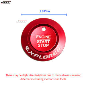 Cubierta de Repuesto para el Botón de Encendido del Motor del Automóvil, Accesorios para el Interruptor de Parada, Decoración con Llave para <span class=keywords><strong>Ford</strong></span> <span class=keywords><strong>Explorer</strong></span> 2016 <span class=keywords><strong>2017</strong></span> 2018 2019 - Product Image 4