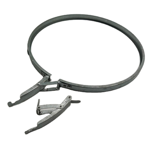 Tùy chỉnh sản xuất của kim loại dập các bộ phận máy mạ kẽm mở đầu kim loại trống khóa vòng khóa vòng kẹp - Product Image 1