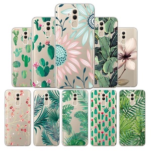 Personnalisé Peint Fleur Feuilles de Cactus Doux TPU Étui de Téléphone pour Huawei P30 Pro P30 Mate 20 Mate 20 Lite P20 - Product Image 1