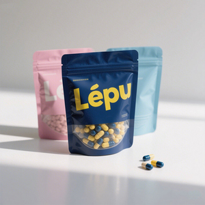 ถุงใ<span class=keywords><strong>ส</strong></span>่วิตามิ<span class=keywords><strong>น</strong></span>ขนาดเล็กพลาสติกสำหรับบรรจุอาหารถุงใส่แคปซูลซองตั้งได้ถุงใส่วิตามินแบบกำห<span class=keywords><strong>น</strong></span>ดเอง - Product Image 2