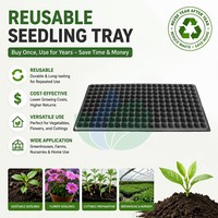 Offre Spéciale : Plateaux de Semis en Plastique Économiques pour Germination de Plantes, Cellules de Culture, Jardinage Vertical et Serres