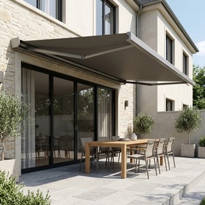 Toldo Retráctil Impermeable para Patio, con Marco de Aluminio y Casete Completo, para Terraza, Jardín, Protección contra Lluvia y Sol, para Todas las Estaciones - Product Image 3