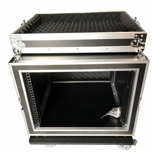 Estuche de Transporte Resistente OEM 8U con Soporte Antivibraciones para YAMAHA Rio3224-D2, Caja de 19'' con 4 Ruedas y Puerta Frontal/Trasera Extraíble - Product Image 1