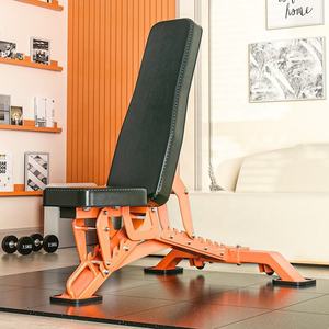 ספסל מתכוונן מסחרי לחץ משקל ספסל עבודה כבדה ירידה benine ספסל אימון שטוח - Product Image 1