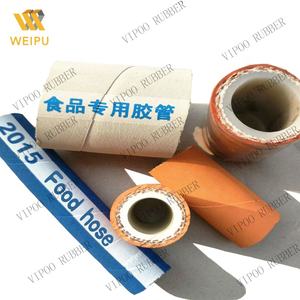 Karet Sintetis selang Food Grade air panas pipa pengiriman uap untuk pengiriman susu dan jasa pemrosesan dipotong sesuai pesanan - Product Image 4