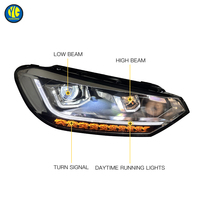YU GUANG pour Volkswagen Touran 2016 2019, mise à niveau des phares, phares LED, accessoires Volkswagen Touran 2016, phare VW Touran