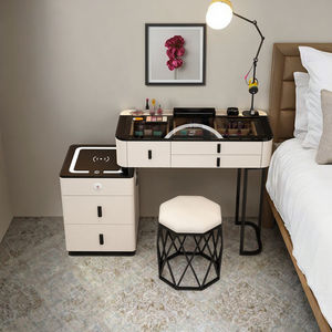 <span class=keywords><strong>Coiffeuse</strong></span> intelligente avec chargement sans fil, <span class=keywords><strong>coiffeuse</strong></span> moderne, simple et multifonctionnelle <span class=keywords><strong>en</strong></span> <span class=keywords><strong>bois</strong></span> massif - Product Image 2