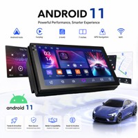 Radio Universal para Auto Android de 7 Pulgadas, 2GB 64GB, Pantalla Integrada, Bluetooth 5.0, FM AM RDS y Ecualizador de 32 Bandas para Mejora de Audio