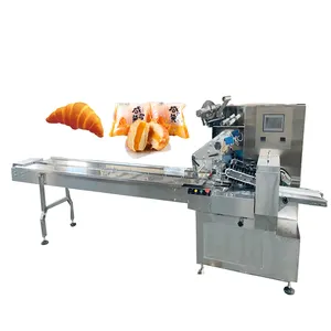Automatic Production Chocolate Peanut Bar Wafer Pillow Packing Machine Flow Wrapper Equipment