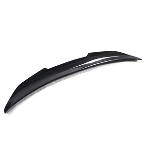Aileron d'aile arrière en fibre de carbone de type Psm lèvre de coffre en Fiber de carbone aile de <span class=keywords><strong>becquet</strong></span> pour BMW M4 F82 2014 + - Product Image 2