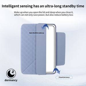 Fundas y Estuches para Tabletas de Cuero PU Transformables en Forma de Y, con Ranura Magnética para Lápiz, Función de Reposo Automático y Activación - Product Image 5