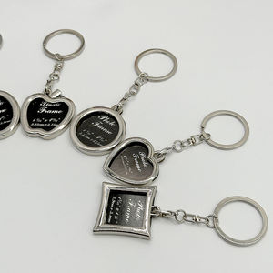 Factory Wholesale <b>Customized</b> Logo Multi-Shape Metal <b>Keychains</b> Personalized Promotional Blank <b>Keychains</b> - Product Image 4