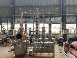 Baril de distillation d'alcool industriel Ace 300L en cuivre et acier inoxydable de taille moyenne pour la vodka, la moonshine et la tequila, à vendre - Product Image 4