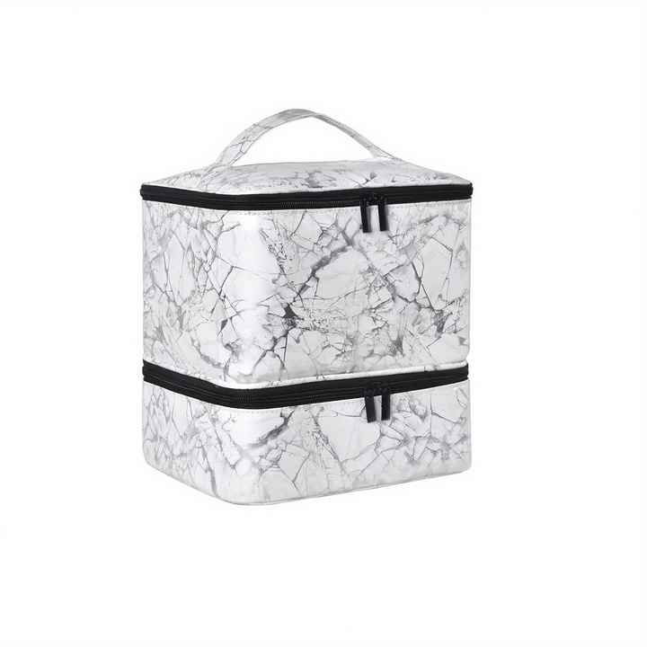 Customized Color Choose  Made Store 30 Bottles  Nail Polish Lamp Double Cosmetic Storage Bag