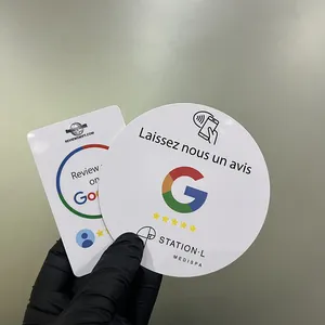 New product programmable google reviews card RFID NFC 213 215 216 google review card