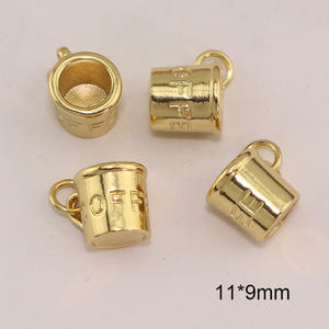 Taza de Té, Leche o Café Multicolor con <span class=keywords><strong>Esmalte</strong></span> Arcoíris JS1605, con Diseño de Corazón y Dijes de Joyería - Product Image 4