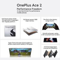 One Plus Ace 2 11R Octa Core 8+ Gen 1 50MP Triple Caméra 6.7'' FHD AMOLED 120Hz Écran 5000mAh 5G Téléphone Mobile Français