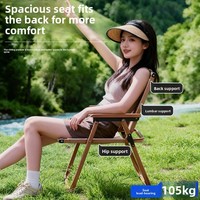 Chaise Kermit en tissu Oxford épais, pliable, pour le camping, la pêche, les voyages, la randonnée, le mobilier d'extérieur, style glamping