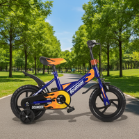 Bicicleta QUQI de 12 Pulgadas para Niños y Niñas, con Cuadro de Acero al Carbono, Ruedas de Entrenamiento, Frenos y Canasta de Plástico