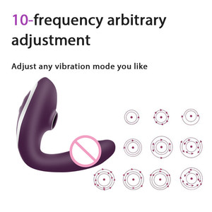 Vibrateur pour femmes à succion vaginale, 10 fréquences, clitoridien, oral, masturbation, différentes vitesses, étanche IPX7, non lubrifié - Product Image 3