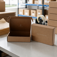 Scatola per Spedizioni in Cartone Ondulato Eco-Friendly con Logo Personalizzato, Imballaggio in Cartone, Vendita all'Ingrosso Diretta dalla Fabbrica