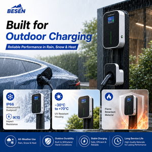 <span class=keywords><strong>Borne</strong></span> <span class=keywords><strong>de</strong></span> Recharge Voiture Électrique Triphasée 22 kW Mode 3 Niveau 2 - Product Image 5