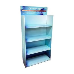 Hoogwaardige op maat gemaakte productpresentatie-eenheden POP vloerdisplay van karton voor schoenen/hoeden promotie - Product Image 3