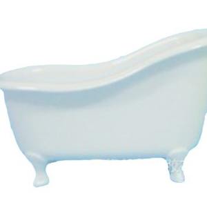 La Puzon Boîte de rangement en plastique pour baignoire 15x10x7 cm, organisateur de salle de bain, support de maquillage de bureau, couleur unie, sans couvercle - Product Image 2